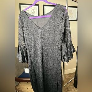 Marina Dress - Black - Lace - Size 12 - Fully lined